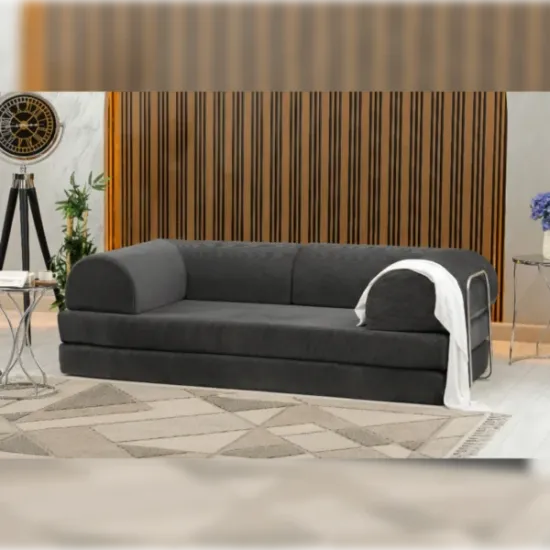 Διθέσιος Καναπές Γκρί - Κρεβάτι διπλό Cozy σε roll pack 100x200x75cm