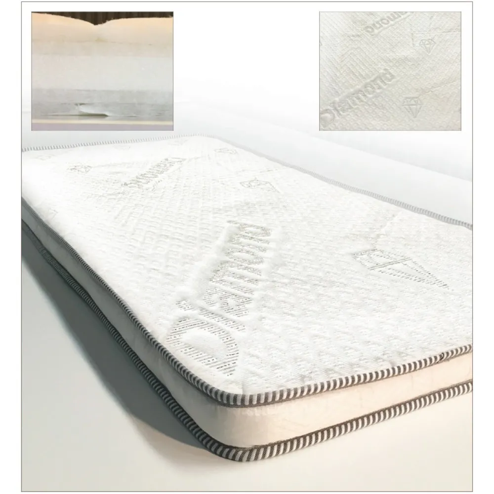 Ανώστρωμα Achaia Strom Diamond Air Foam διπλό 150x190x10cm - Ελληνικής κατασκευής