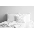 Σετ σεντόνια Saten Plain Υπέρδιπλο χωρίς λάστιχο Βαμβακερά με μαξιλαροθήκες  240x260cm